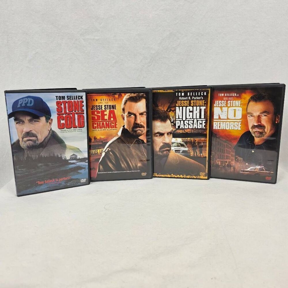 Jesse Stone DVD Bundle 4 Movie Set Tom Selleck